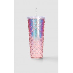 Vaso Con Popote Textura