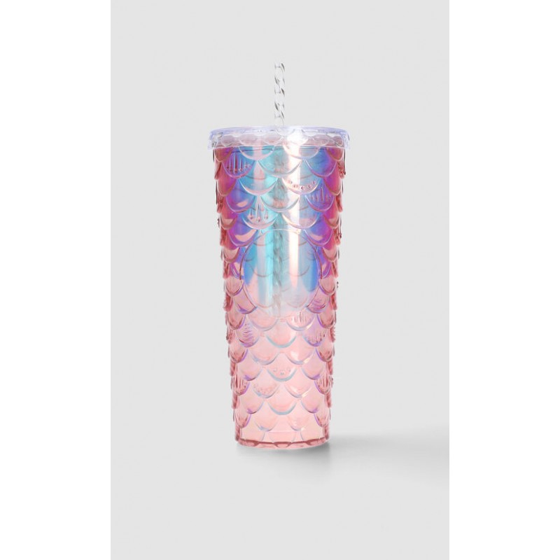 Vaso Con Popote Textura