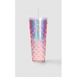 Vaso Con Popote Textura