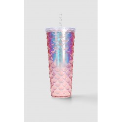 Vaso Con Popote Textura