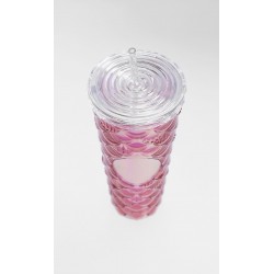 Vaso Con Popote Textura