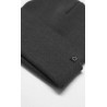 Gorro Beannie Textura Gris