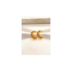 Arracada Medio Aro Mesh