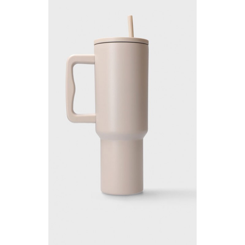 Termo Con Popote Grande