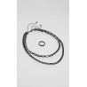Set Collar Y Anillo Negro