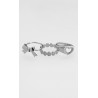 Set Anillos Plateado
