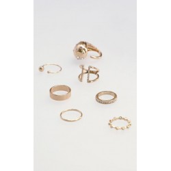 Set Anillos Dorado