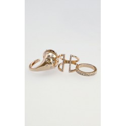 Set Anillos Dorado