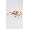 Set Anillos Dorado