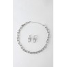 Set Collar Y Aretes Eslabones