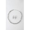 Set Collar Y Aretes Eslabones