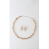 Set Collar Y Aretes Eslabones