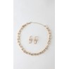 Set Collar Y Aretes Eslabones