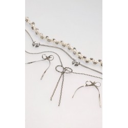 Set Collar y Aretes Moño