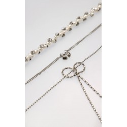 Set Collar y Aretes Moño