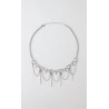 Collar Brillos Plateado