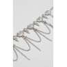 Collar Brillos Plateado