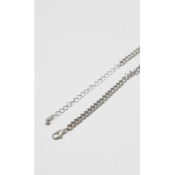 Collar Brillos Plateado