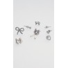 Set Aretes Plateados