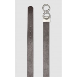 Cinturón Hebilla Reversible Café