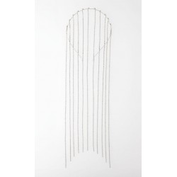 Diadema Brillos Plateada