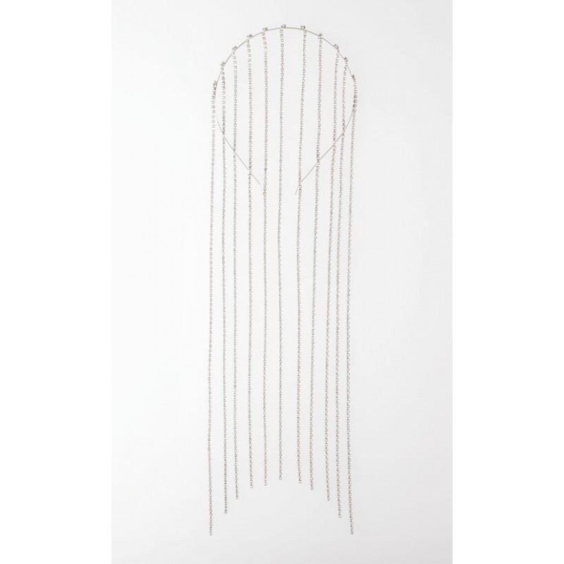 Diadema Brillos Plateada