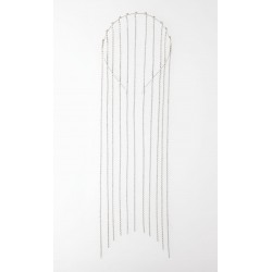 Diadema Brillos Plateada