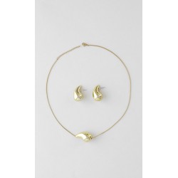 Set Arete Y Collar Gota