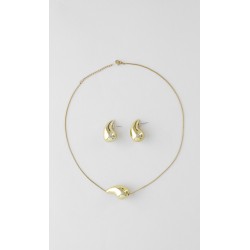 Set Arete Y Collar Gota