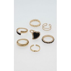 Set Anillos Corazón