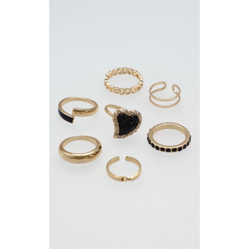 Set Anillos Corazón
