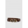 Cinturón Hebilla Café