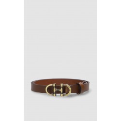 Cinturón Hebilla Café
