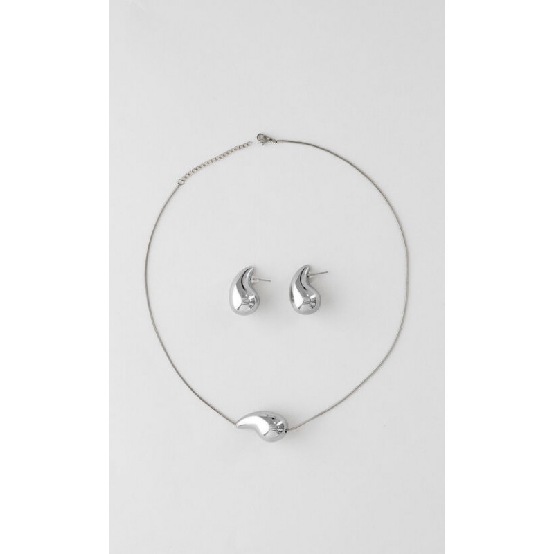 Set Arete Y Collar Gota