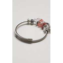 Pulseras Charms Plateado