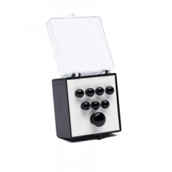 Martin 18APP0003, Negro, Bridge and End Pin Set Authentic