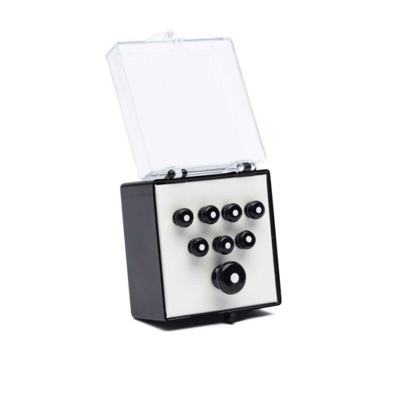 Martin 18APP21PN, Juego de alfileres con incrustaciones en blanco y negro