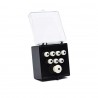 Martin 18APP0001, Negro con Blanco, Bridge and End Pin Set Authentic
