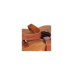 Correa Martin de cuero para ukelele, color marrón