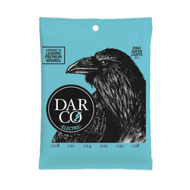 Darco cuerdas para Guitarra Eléctrica 6-String Super Light