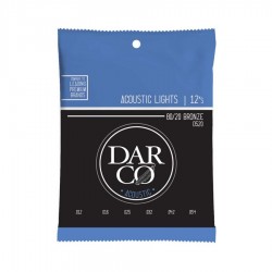 Cuerdas Darco para Guitarra Acústica 6-String Light, 80/20 Bronze