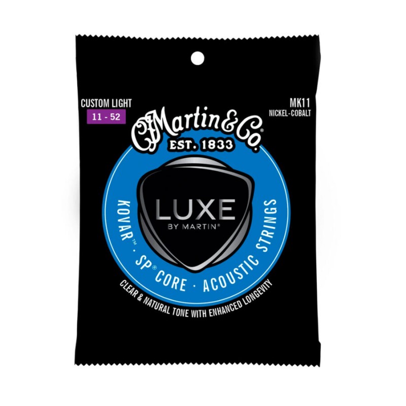 Cuerdas Martin para guitarra acústica LUXE Kovar™ Custom Light