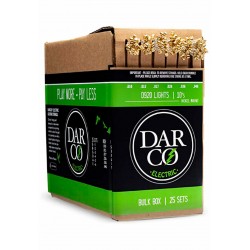 Cuerdas para guitarra eléctrica, Darco D920 Light, Caja con 25 paquetes.