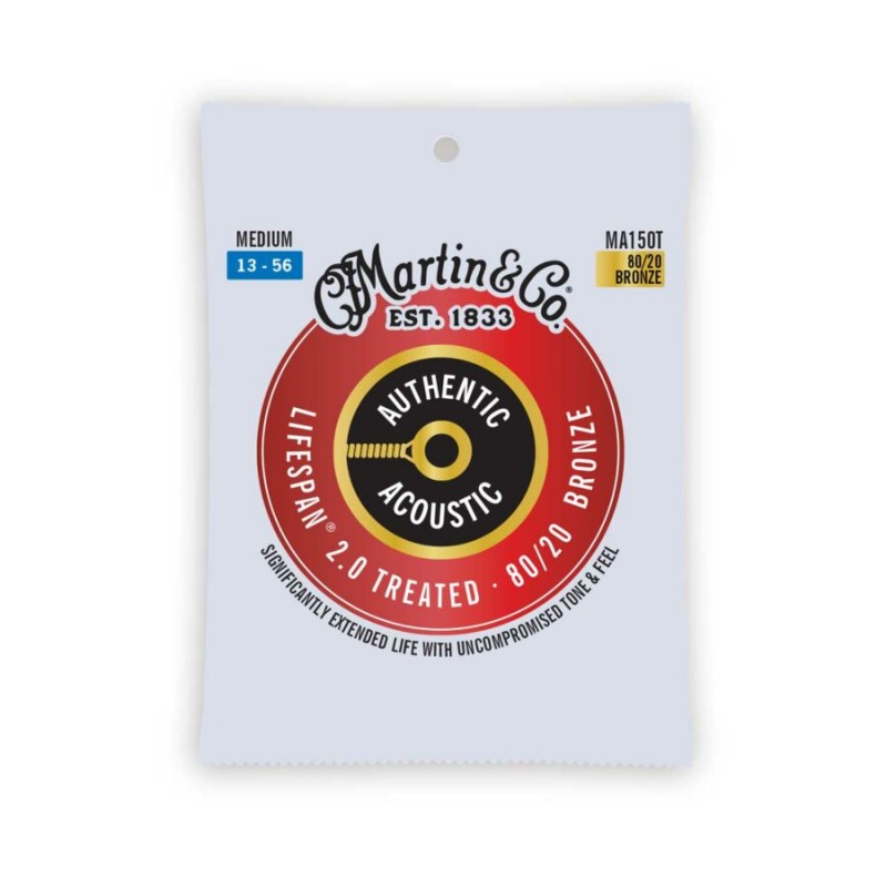 Cuerdas Martin Authentic Acoustic Treated, Medium