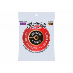 MARTIN CUERDAS PARA GUITARRA ACUSTICA AUTHENTIC, EXTRA LIGHT 92/8