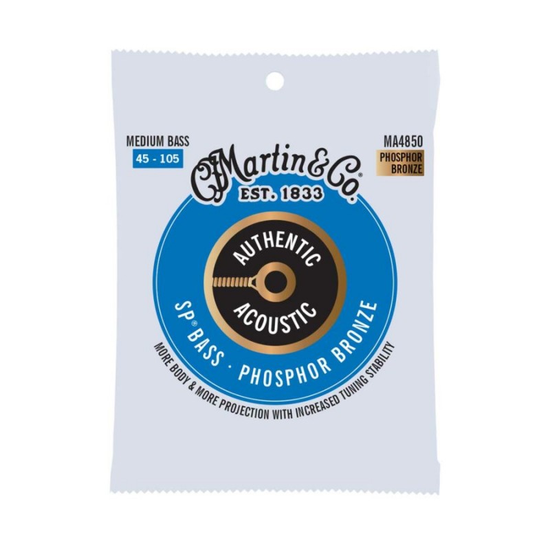 Cuerdas Martin para Bajo 4-String Bass, Medium