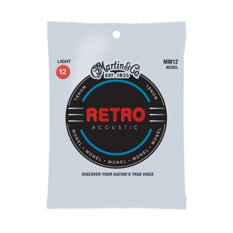 Cuerdas Martin para Guitarra Acústica 6-String Light Retro