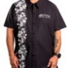 Camisa Martin hawaiana con botones talla “L” – Black