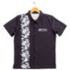 Camisa Martin hawaiana con botones talla “M” – Black