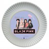 12 Platos Black Pink